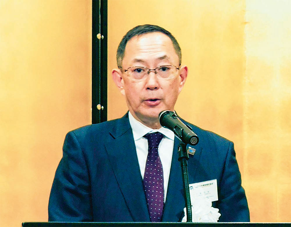 川田会長があいさつ