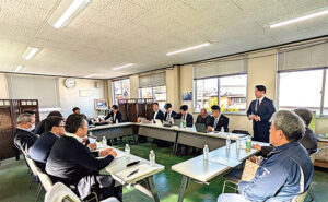 仕事量など情報交換（小田鉄工にて）