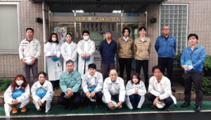 日東亜鉛川崎工場にて記念撮影